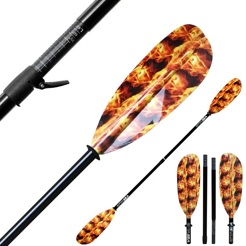 ExtaSea Fire Vario Fiberglas Doppelpaddel Kajak Paddel 4-teilig 3 ExtaSea Fire Vario Fiberglas Doppelpaddel Kajak Paddel 4-teilig