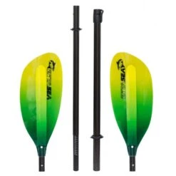ExtaSea Pro-XL Carbon Vario Doppelpaddel | 220-240cm | 4-teilig | Lime-yellow -Aqua Marina Shop extasea pro xl carbon vario doppelpaddel 220 240cm 4 teilig lime yellow 1