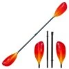 ExtaSea Pro-XL Carbon Vario Doppelpaddel | 220-240cm | 4-teilig | Red-yellow -Aqua Marina Shop extasea pro xl carbon vario doppelpaddel 220 240cm 4 teilig red yellow