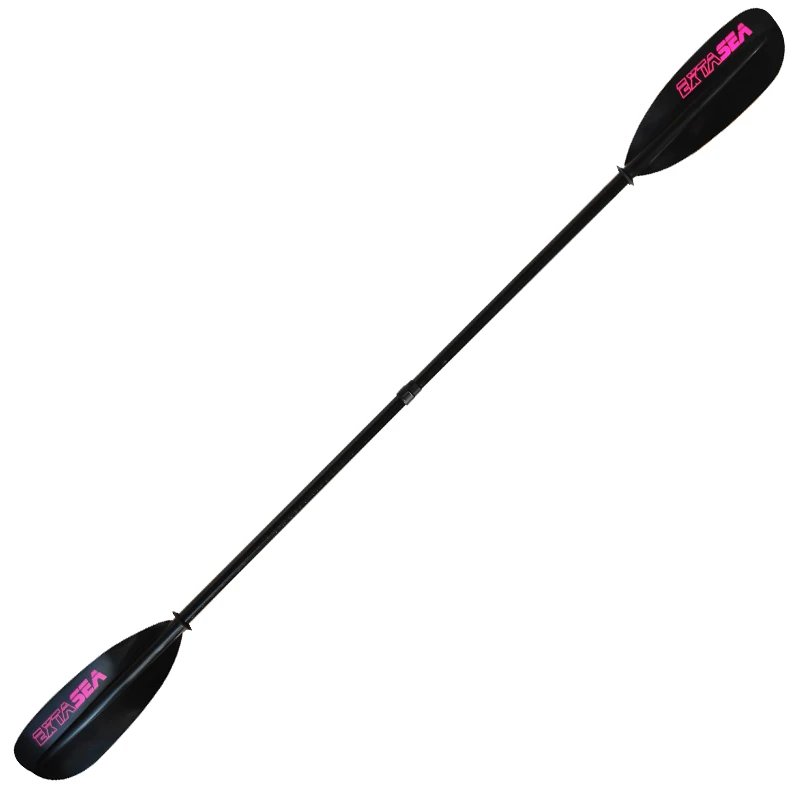 ExtaSea Tour Vario Fiberglas Doppelpaddel | 220-230cm | 2-teilig | Schwarz-pink 4 ExtaSea Tour Vario Fiberglas Doppelpaddel | 220-230cm | 2-teilig | Schwarz-pink – Bild 2