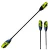 ExtaSea Tour Vario Fiberglas Doppelpaddel | 220-240cm | 2-teilig | Schwarz-lime -Aqua Marina Shop extasea tour vario fiberglas doppelpaddel 220 240cm 2 teilig schwarz lime