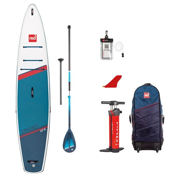 Red Paddle Sport 12.6 SUP Komplett Set Stand Up Paddle Board Mit Paddel 3 Red Paddle Sport 12.6 SUP Komplett Set Stand Up Paddle Board Mit Paddel
